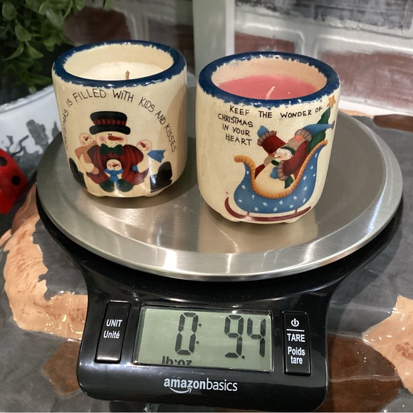 🔴 Set of 2 beautiful ceramic crafted Christmas themed candles - PLUS Free One - Picture 9 of 11